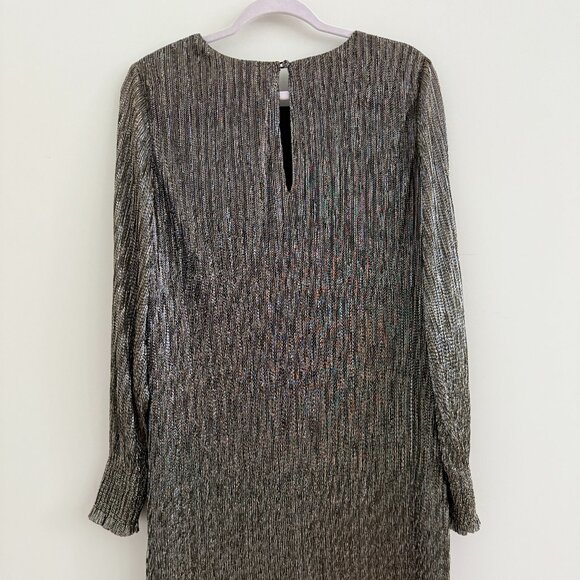 BANANA REPUBLIC Gold and Black Tunic Dress - Size 12 - Picture 3 of 8
